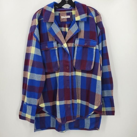 Free People We The Free Izzie Cargo Shirt Size Small - Picture 1 of 4